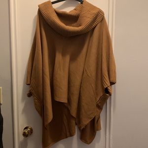 HM knit cape brown one size